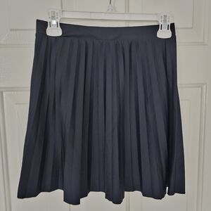 H&M Navy Pleated Skirt - Sz S